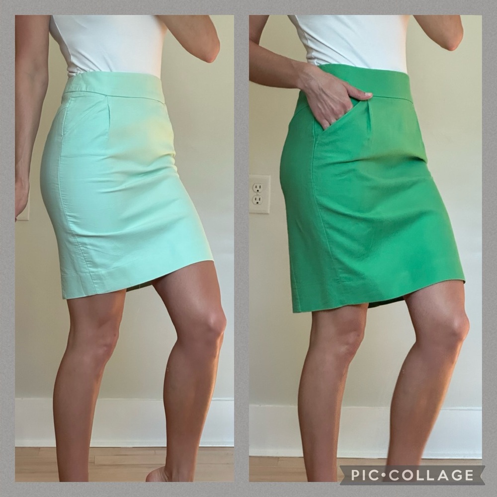 J. Crew Green Pencil Skirts (2)